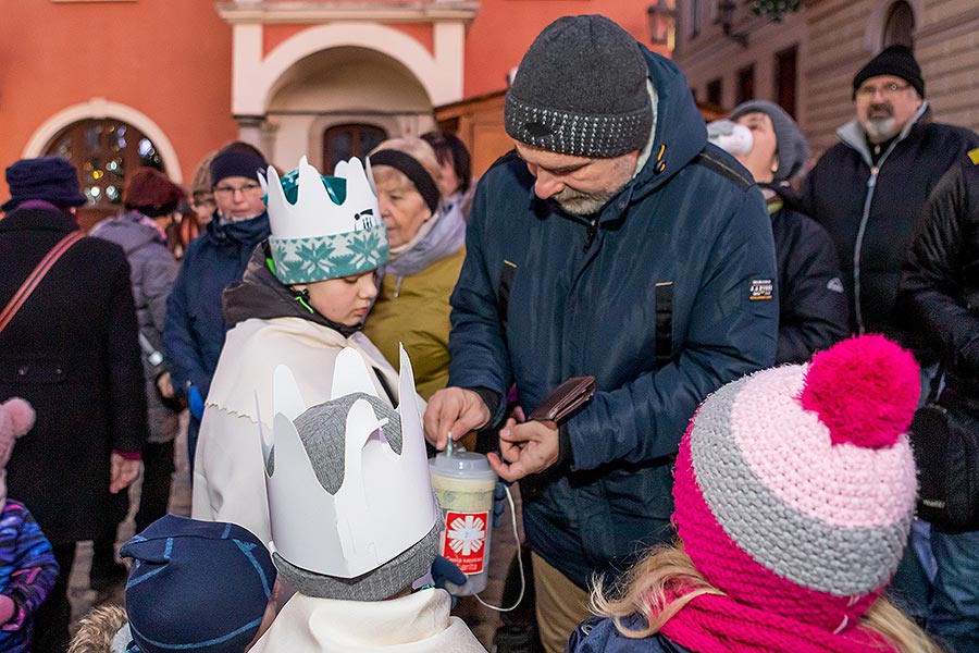 Tři králové v Českém Krumlově 6.1.2020