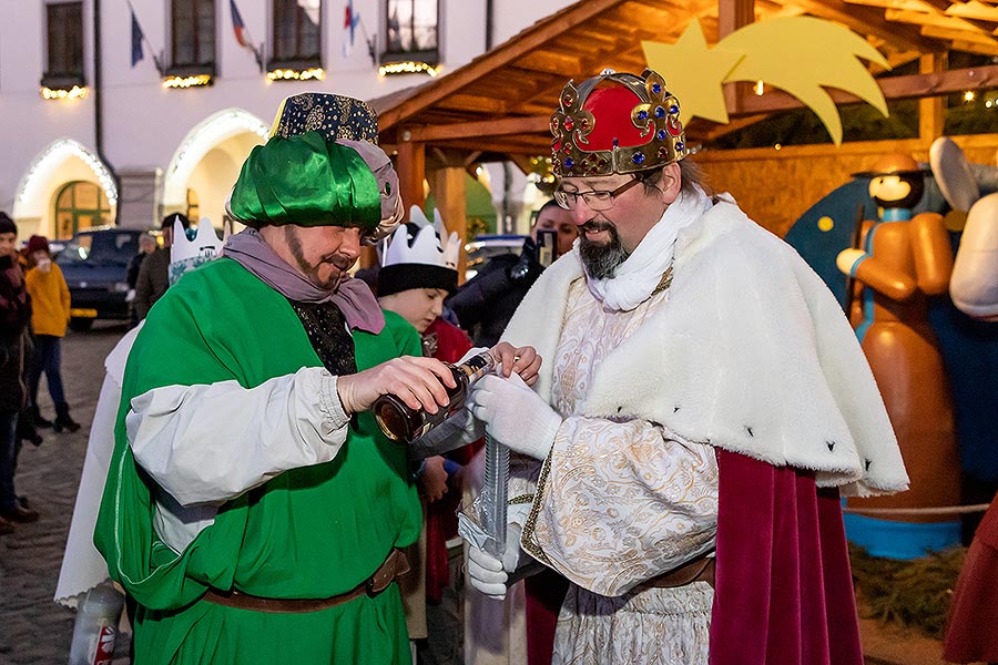 Tři králové v Českém Krumlově 6.1.2020