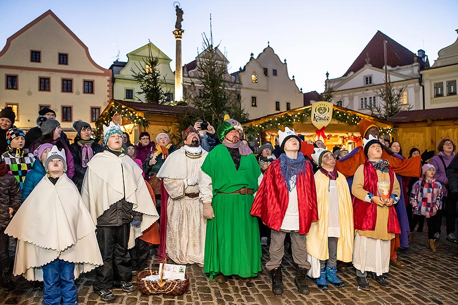 Tři králové v Českém Krumlově 6.1.2020