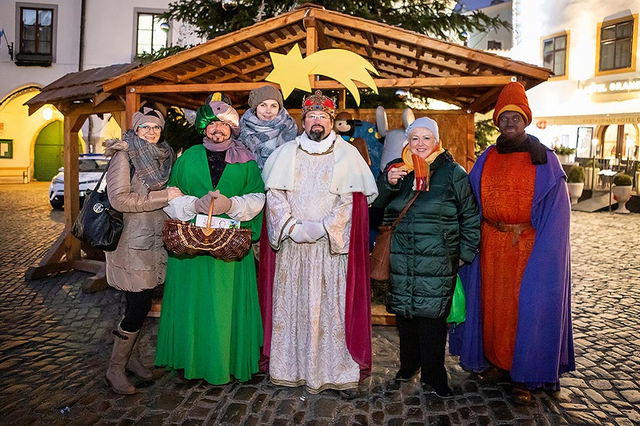 Tři králové v Českém Krumlově 6.1.2020