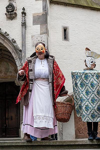 Carnival parade in Český Krumlov, 25th February 2020