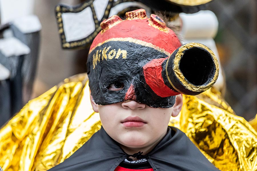 Carnival parade in Český Krumlov, 25th February 2020