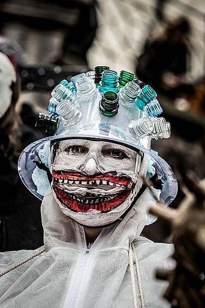 Carnival parade in Český Krumlov, 25th February 2020