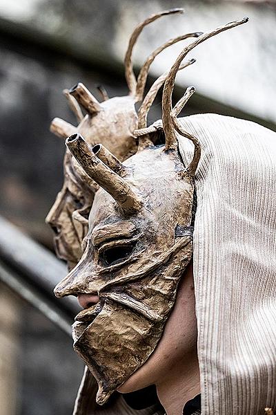 Carnival parade in Český Krumlov, 25th February 2020