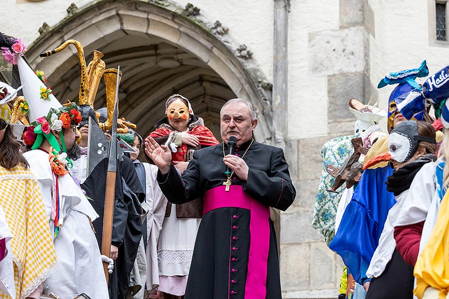 Carnival parade in Český Krumlov, 25th February 2020