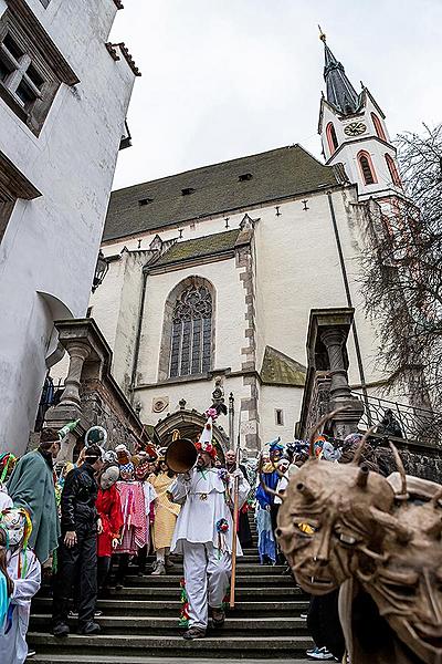 Masopustní průvod v Českém Krumlově, 25. února 2020