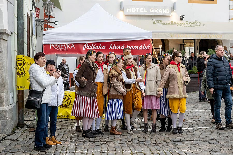 Carnival parade in Český Krumlov, 25th February 2020