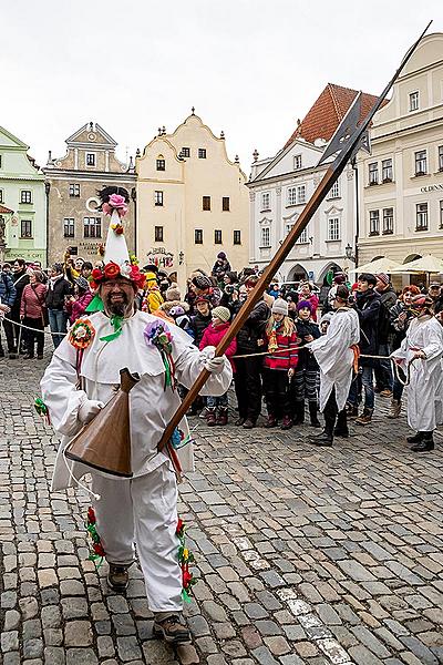 Masopustní průvod v Českém Krumlově, 25. února 2020