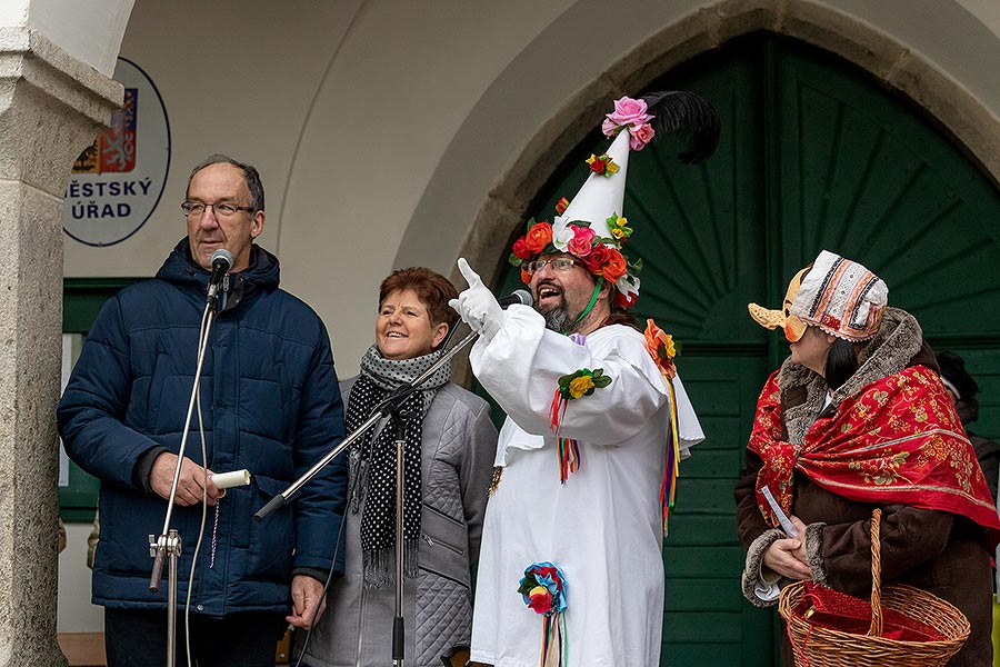 Masopustní průvod v Českém Krumlově, 25. února 2020