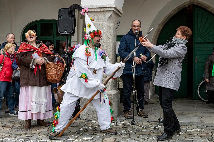 Masopustní průvod v Českém Krumlově, 25. února 2020