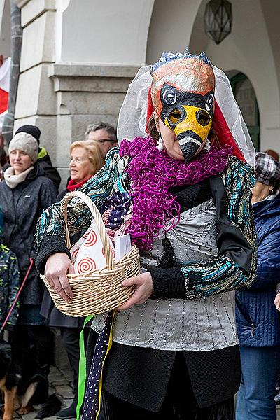 Carnival parade in Český Krumlov, 25th February 2020