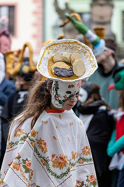 Carnival parade in Český Krumlov, 25th February 2020