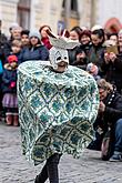 Carnival parade in Český Krumlov, 25th February 2020, photo by: Lubor Mrázek