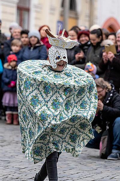 Carnival parade in Český Krumlov, 25th February 2020