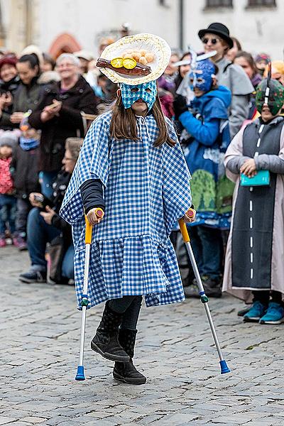 Carnival parade in Český Krumlov, 25th February 2020