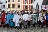 Carnival parade in Český Krumlov, 25th February 2020, photo by: Lubor Mrázek