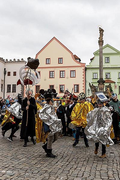 Masopustní průvod v Českém Krumlově, 25. února 2020