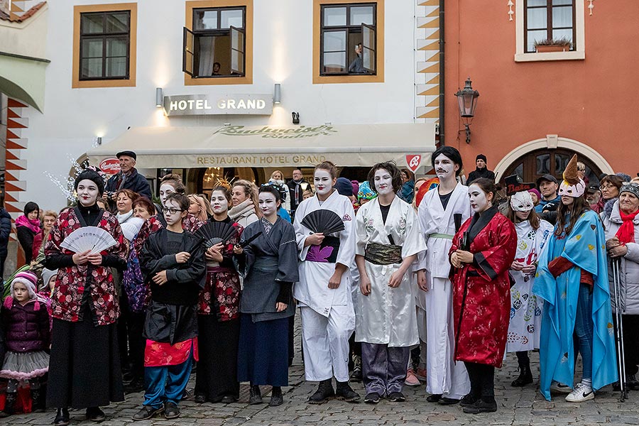 Carnival parade in Český Krumlov, 25th February 2020