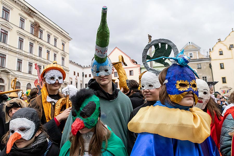 Carnival parade in Český Krumlov, 25th February 2020