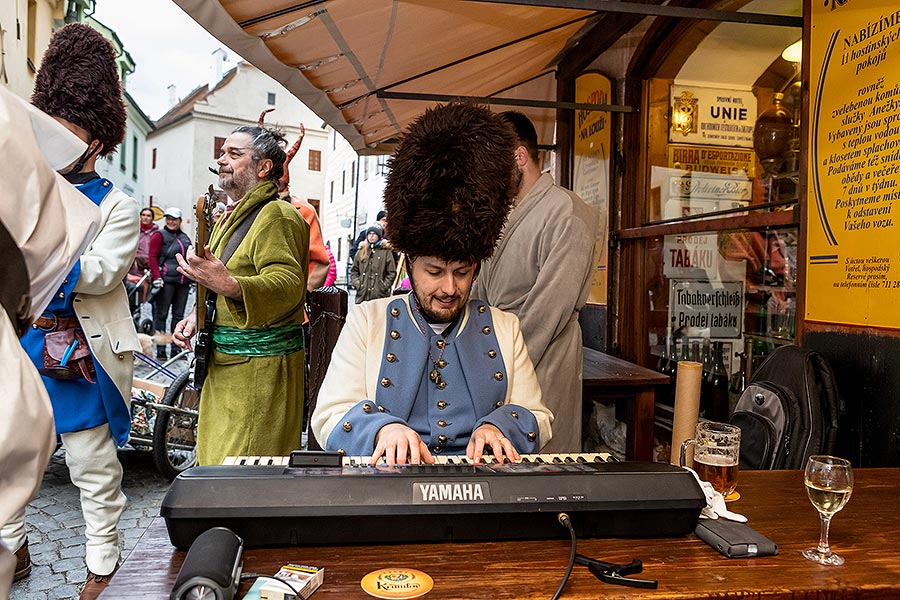 Carnival parade in Český Krumlov, 25th February 2020