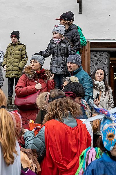 Carnival parade in Český Krumlov, 25th February 2020