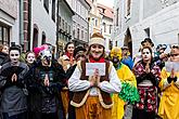 Carnival parade in Český Krumlov, 25th February 2020, photo by: Lubor Mrázek