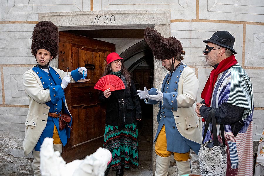 Carnival parade in Český Krumlov, 25th February 2020