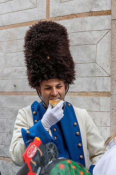 Masopustní průvod v Českém Krumlově, 25. února 2020