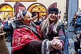 Carnival parade in Český Krumlov, 25th February 2020, photo by: Lubor Mrázek