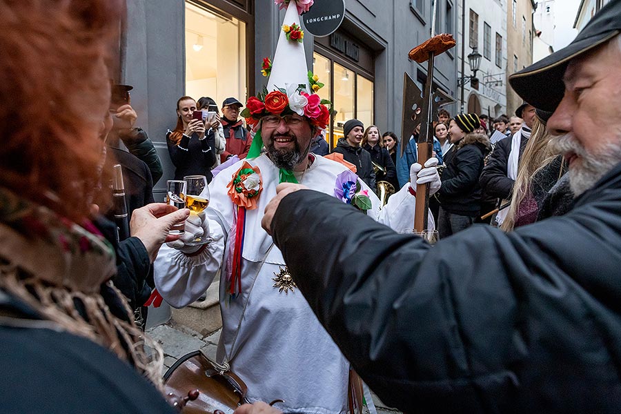 Carnival parade in Český Krumlov, 25th February 2020