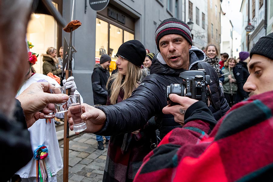 Carnival parade in Český Krumlov, 25th February 2020