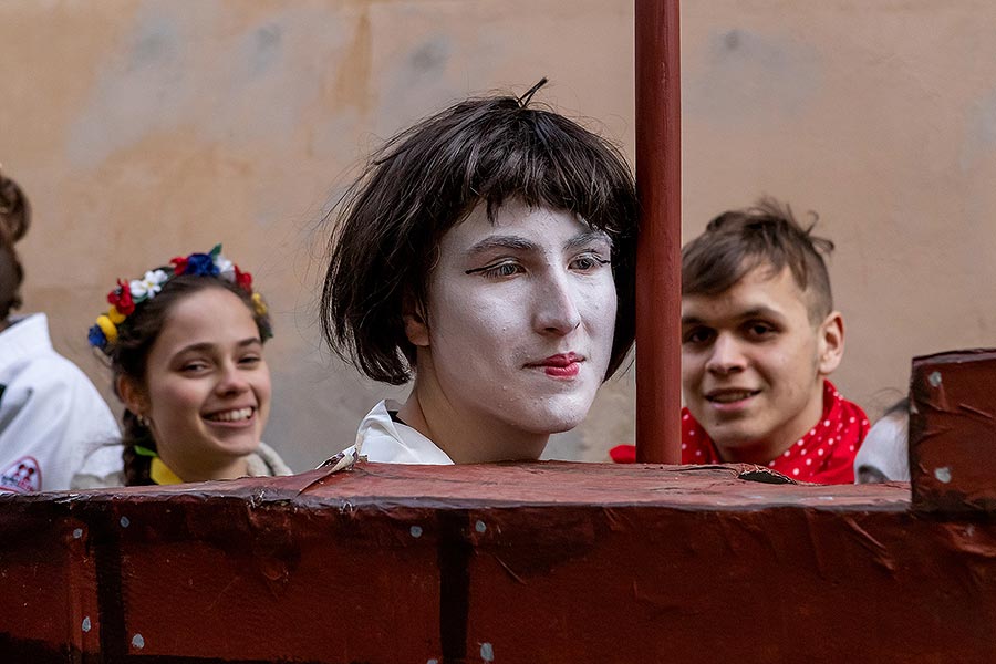 Carnival parade in Český Krumlov, 25th February 2020