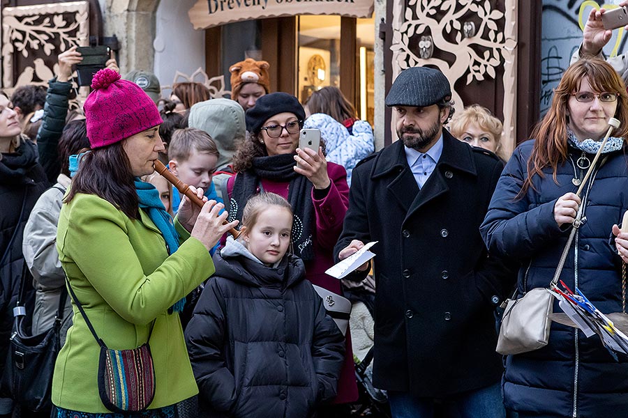 Carnival parade in Český Krumlov, 25th February 2020