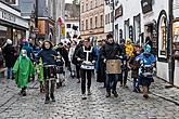 Carnival parade in Český Krumlov, 25th February 2020, photo by: Lubor Mrázek