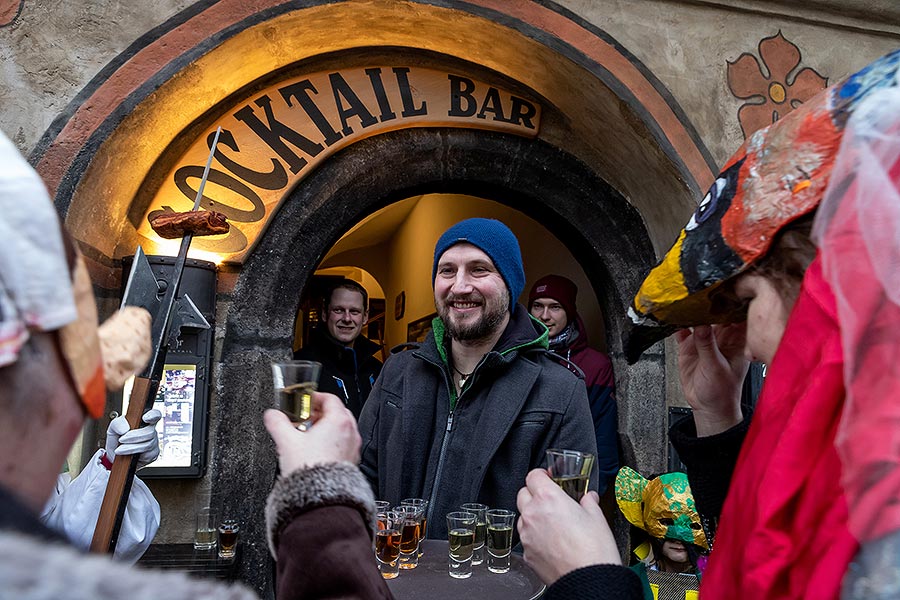 Carnival parade in Český Krumlov, 25th February 2020