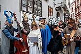 Carnival parade in Český Krumlov, 25th February 2020, photo by: Lubor Mrázek