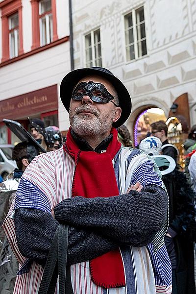 Carnival parade in Český Krumlov, 25th February 2020