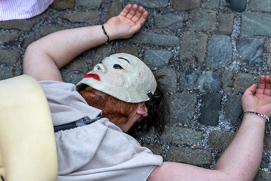 Carnival parade in Český Krumlov, 25th February 2020