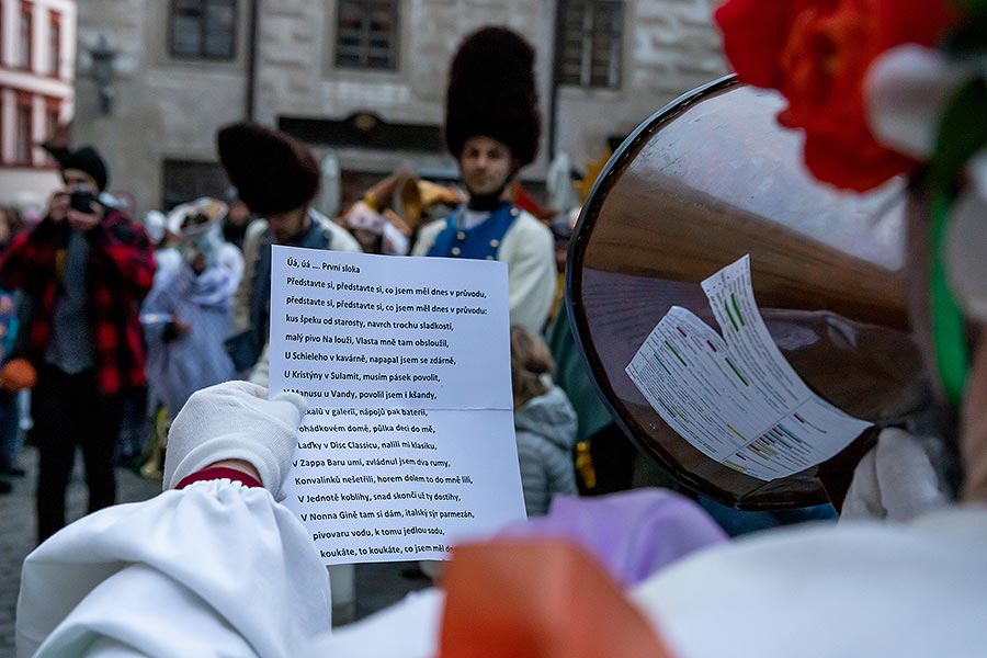 Carnival parade in Český Krumlov, 25th February 2020