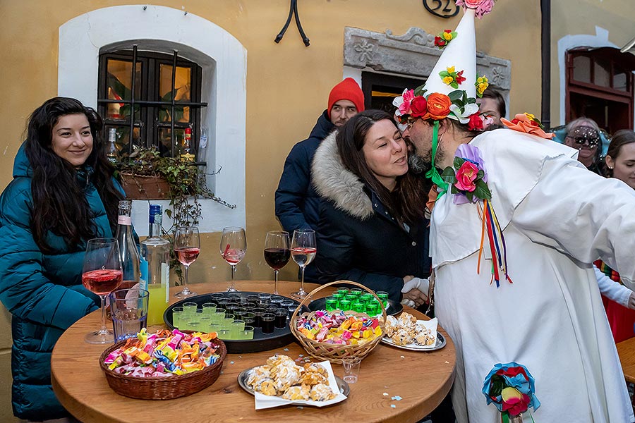 Carnival parade in Český Krumlov, 25th February 2020