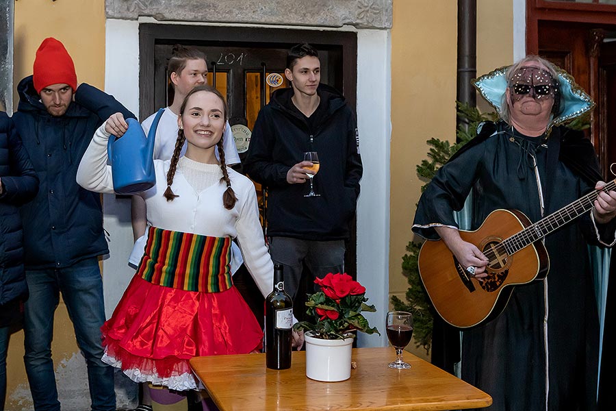 Carnival parade in Český Krumlov, 25th February 2020