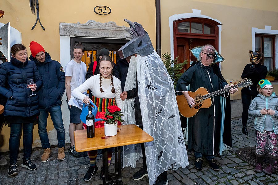 Carnival parade in Český Krumlov, 25th February 2020