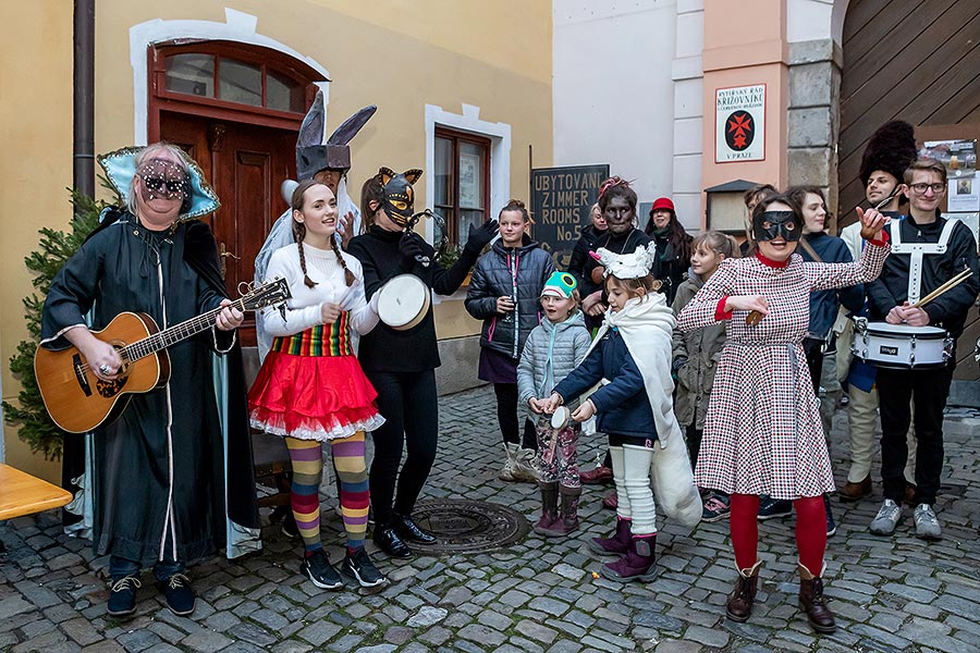 Carnival parade in Český Krumlov, 25th February 2020