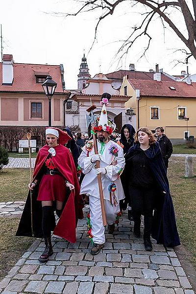 Carnival parade in Český Krumlov, 25th February 2020