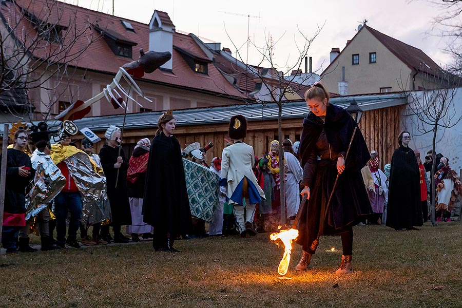 Carnival parade in Český Krumlov, 25th February 2020