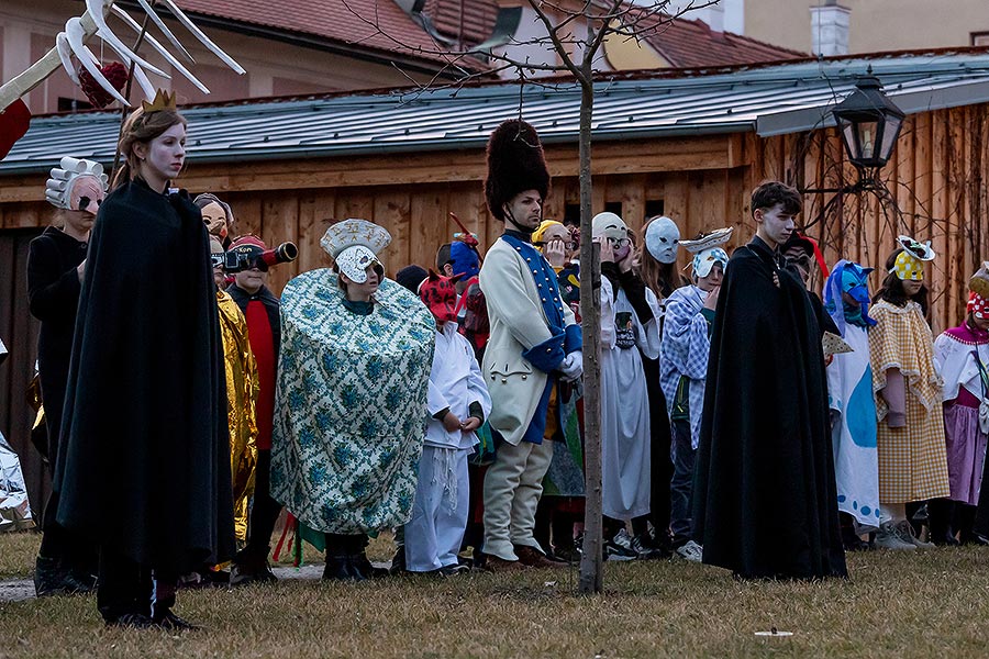 Carnival parade in Český Krumlov, 25th February 2020