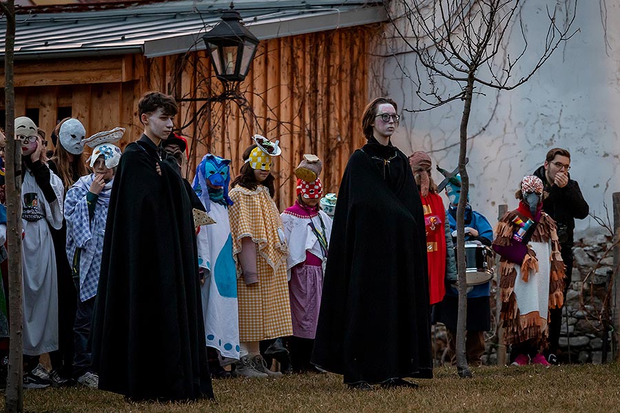 Carnival parade in Český Krumlov, 25th February 2020