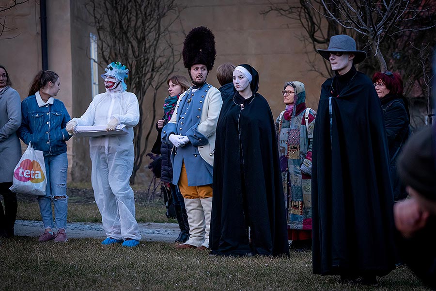 Carnival parade in Český Krumlov, 25th February 2020