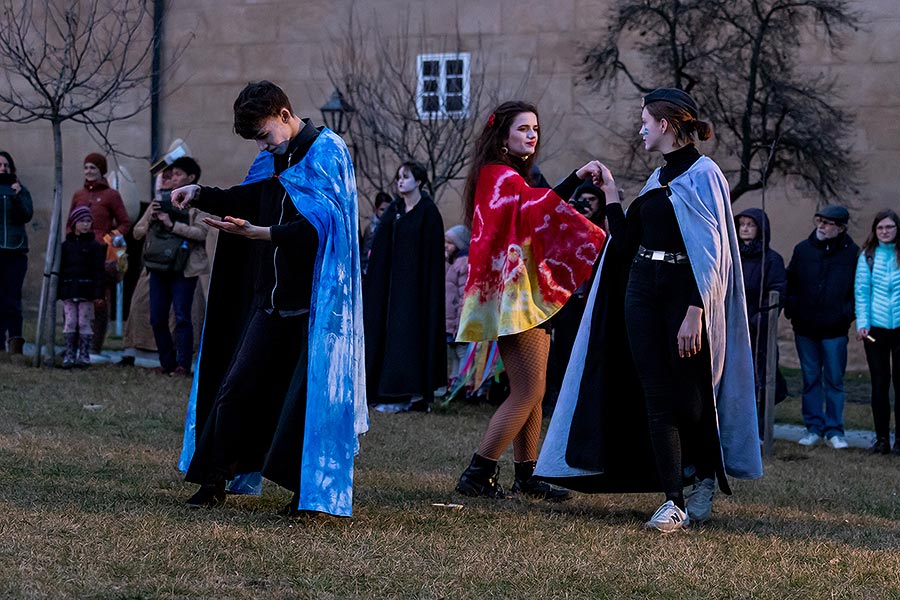 Carnival parade in Český Krumlov, 25th February 2020