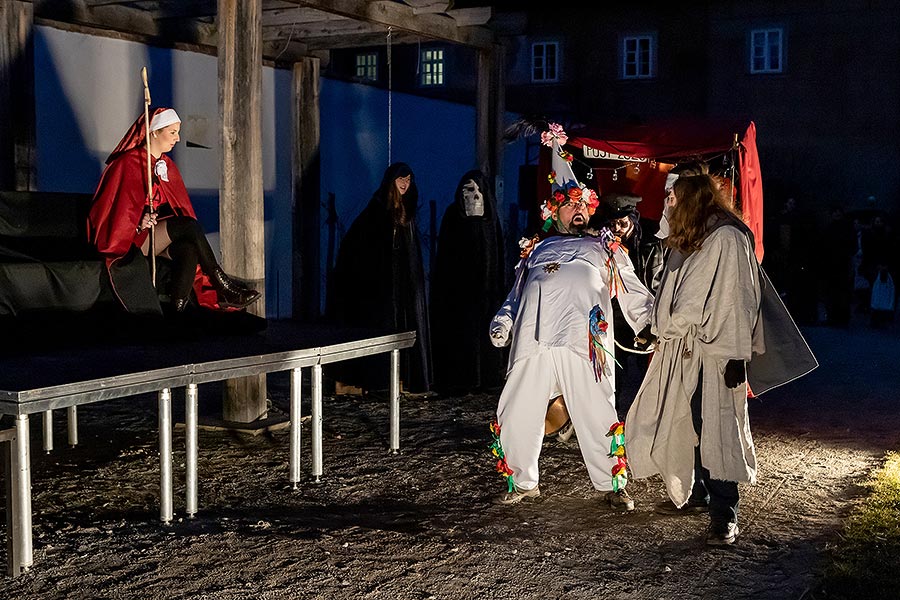 Carnival parade in Český Krumlov, 25th February 2020